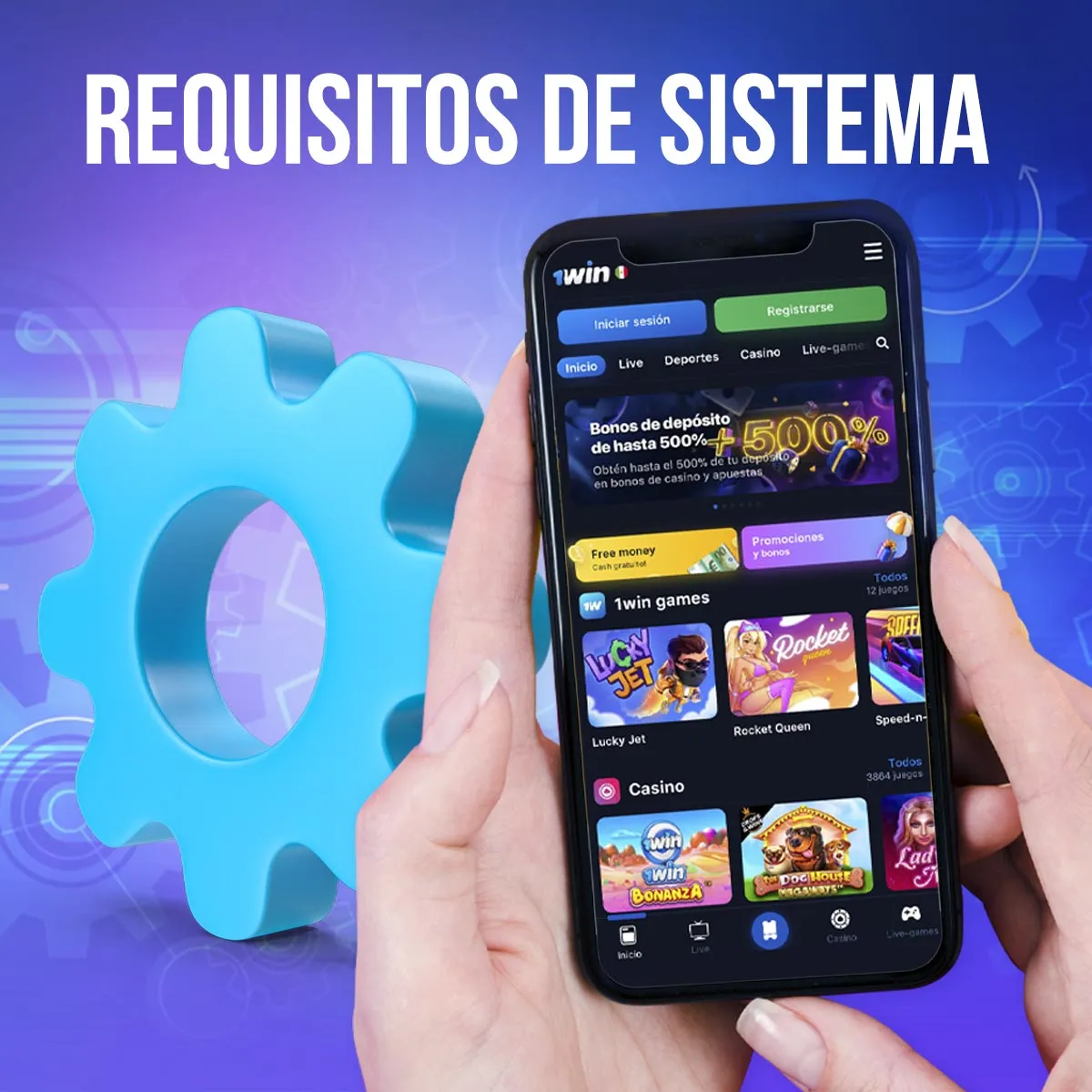 ¿Cuáles son los requisitos del sistema para la aplicación móvil 1win para Android?