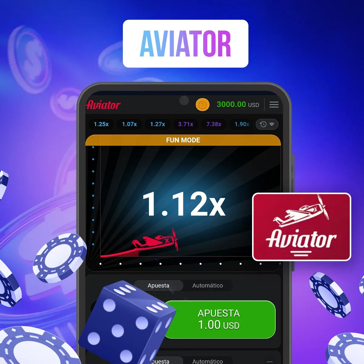 Jugar Aviator Casino en línea en 1win aplicación móvil