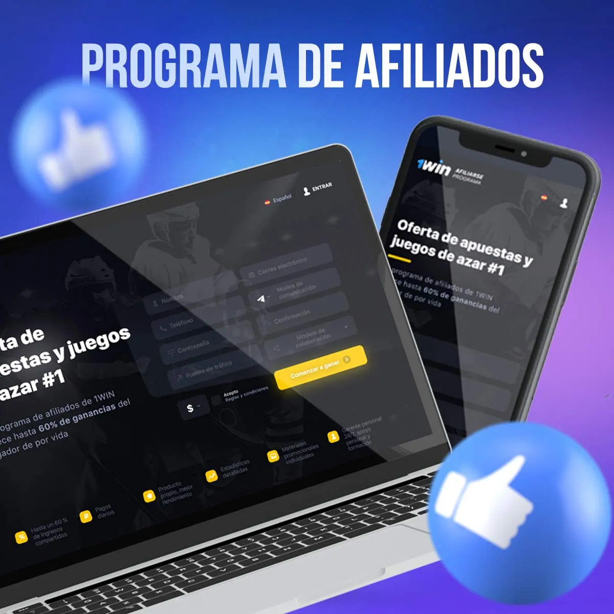 Descripción detallada del programa de afiliación de 1win