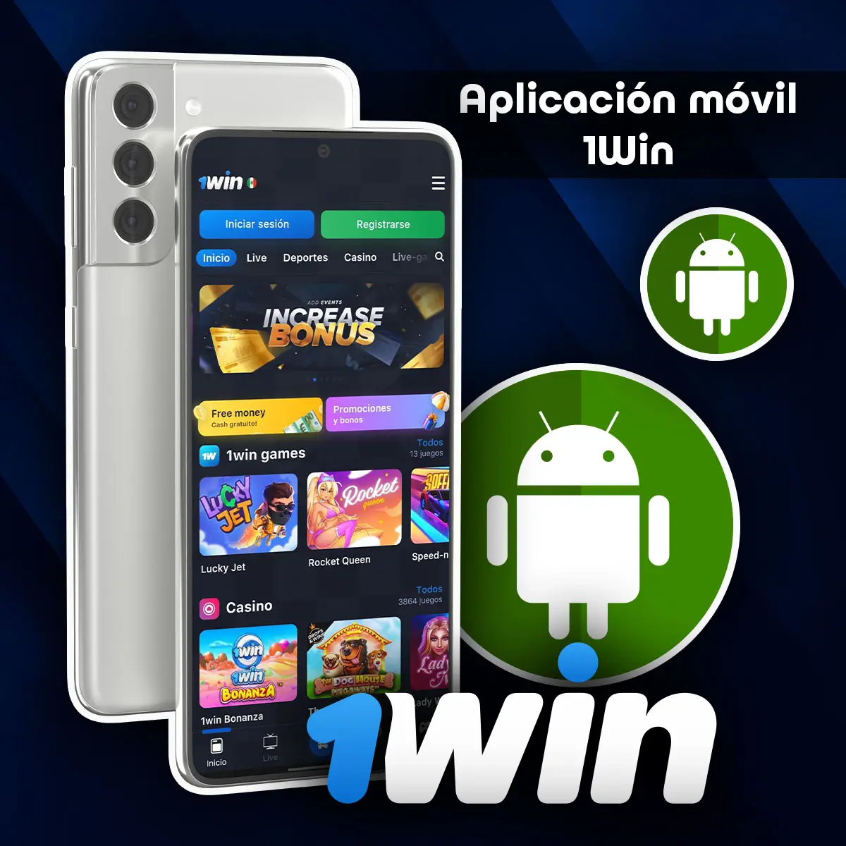 1win apuestas app para Android e iOS en México