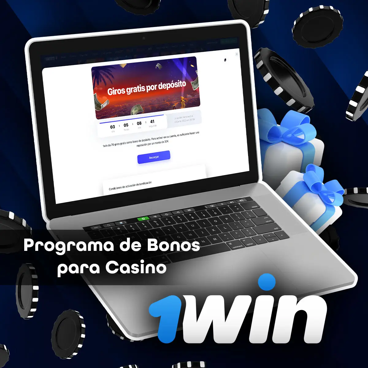 Todo sobre los bonos de casino en la casa de apuestas 1win