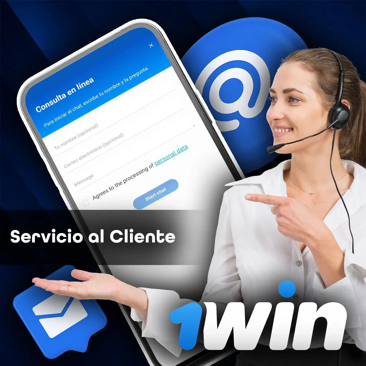 ¿Cómo funciona el equipo de asistencia de 1win?