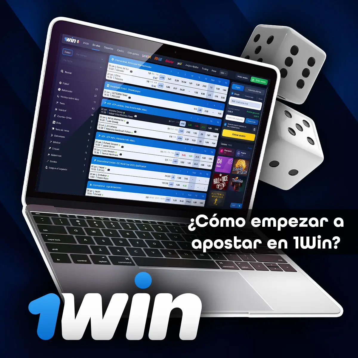 ¿Cómo puedo apostar en 1win Mexico?