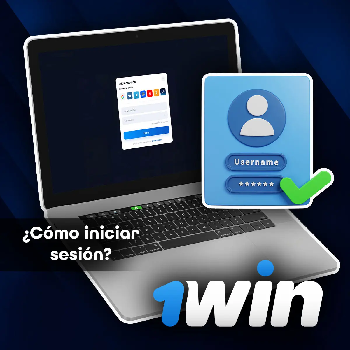 1win login en el sitio web de la plataforma