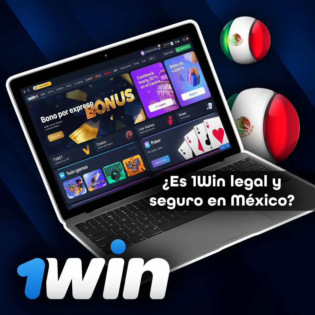 1win es una casa de apuestas legal con licencia de Curacao eGaming en México