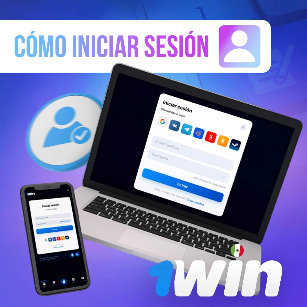 Instrucciones sobre cómo iniciar sesión en tu cuenta de 1win después de registrarte