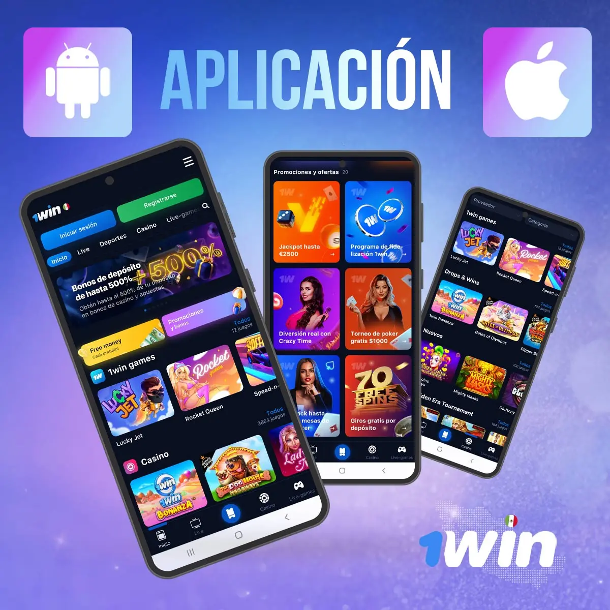 1win Mejor aplicación de apuestas en línea