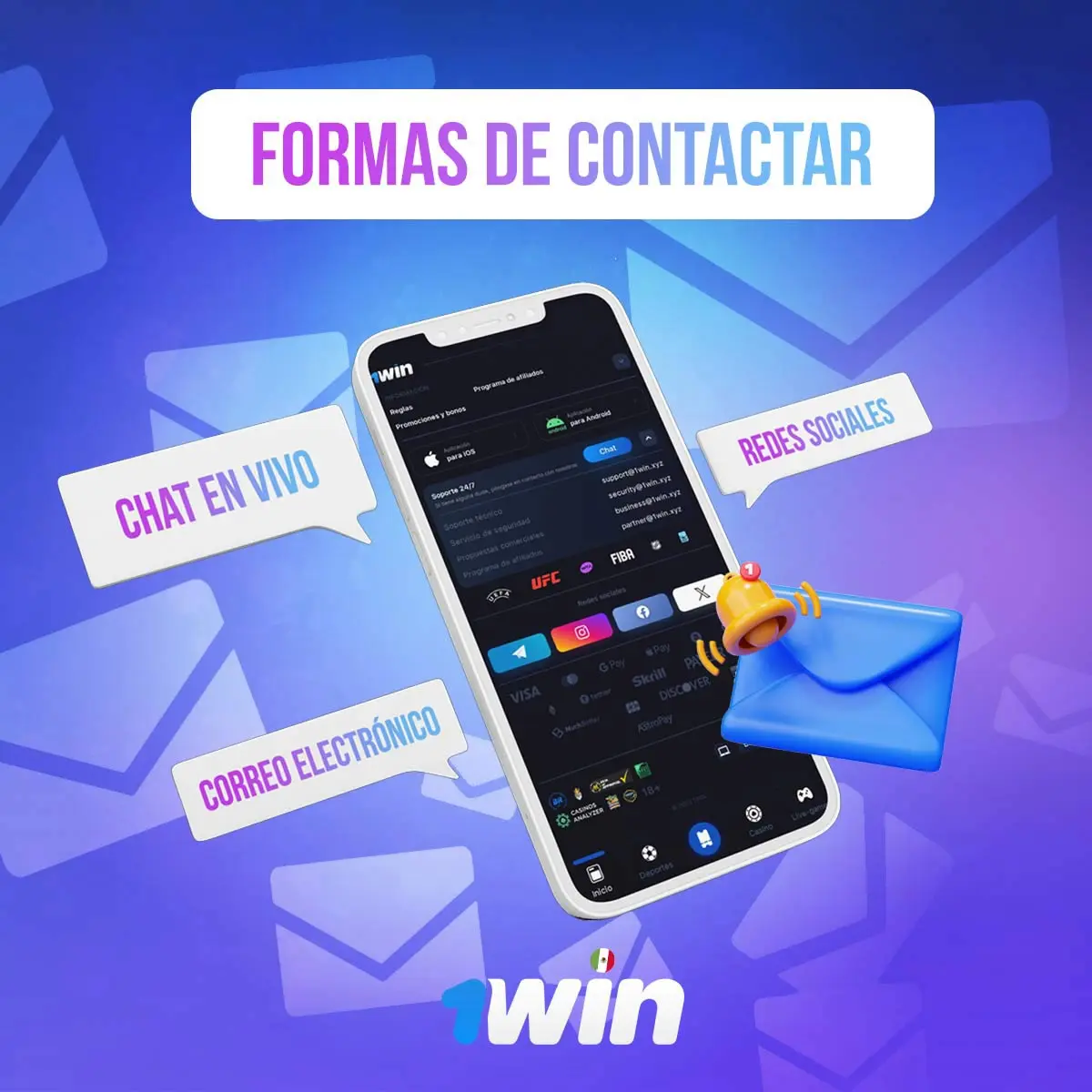 ¿Qué servicio de atención al cliente ofrece 1Win?