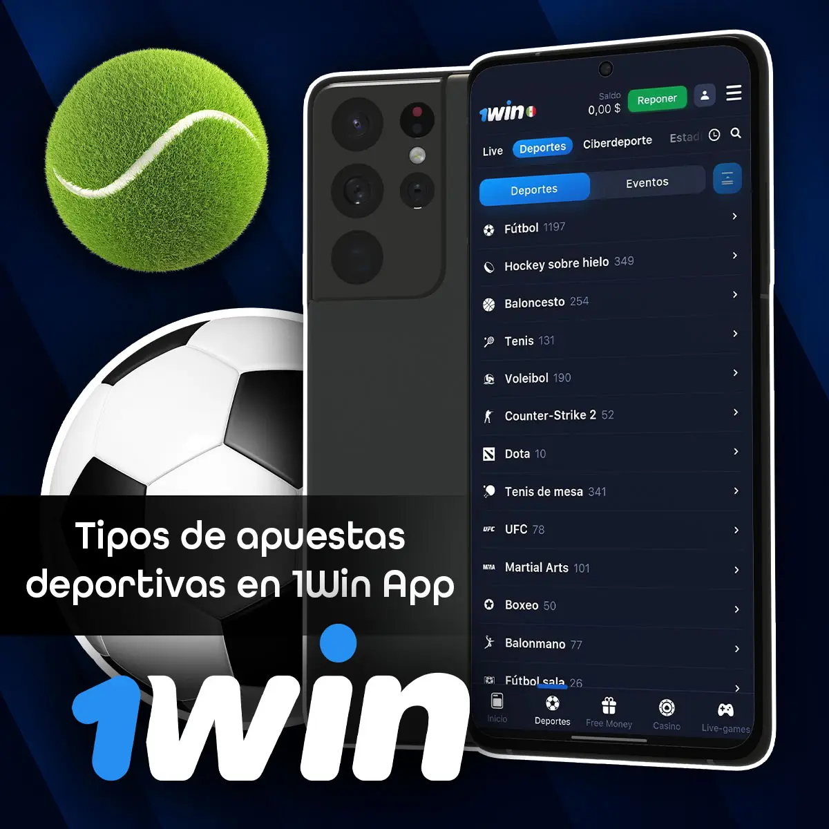 Qué deportes son populares para apostar en 1win en México?