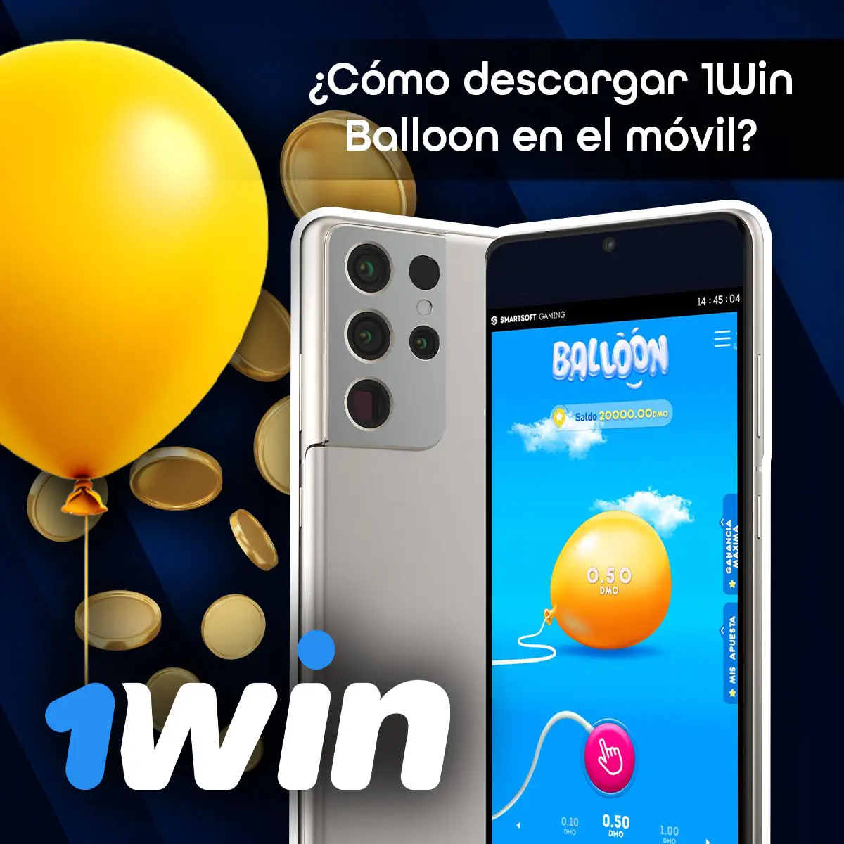 Instala 1Win apk para jugar a Balloon comfortably