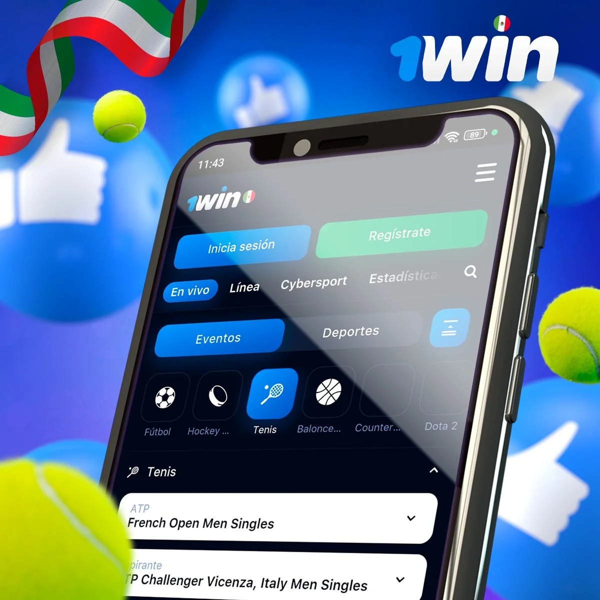 Ventajas de apostar al tenis en 1win México