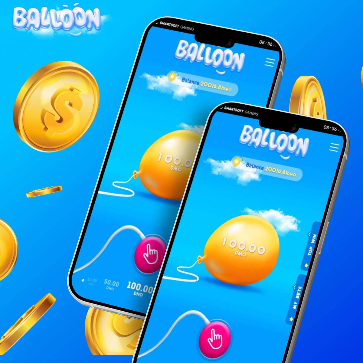 Balloon es un juego emocionante de azar con potencial de ganancias rápidas y riesgo